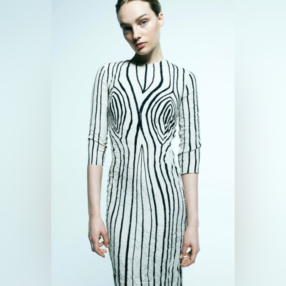 PRINTED DRESS ZW COLLECTION L